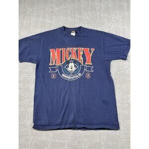Vintage Mickey Mouse Disney 90s Minneapolis T-Shirt USA Sz Large